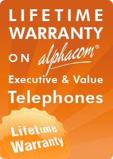 Click to learn more about Alphacom's Lifetime Warranty